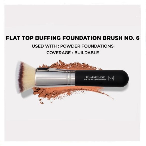 NWT It Cosmetics Heavenly Luxe Flat Top Buffing Foundation Makeup Brush #6 - Picture 3 of 12